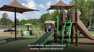 Erie County Officials Open New Inclusive Playground in Akron Falls Park!