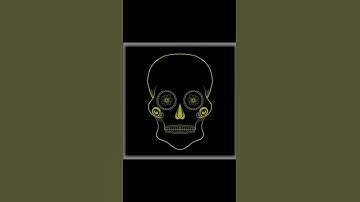 Skull Mask Art / Skull Painting / #Shorts / Procreate / iPad / Short #169