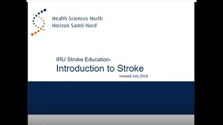 1 Introduction to Stroke