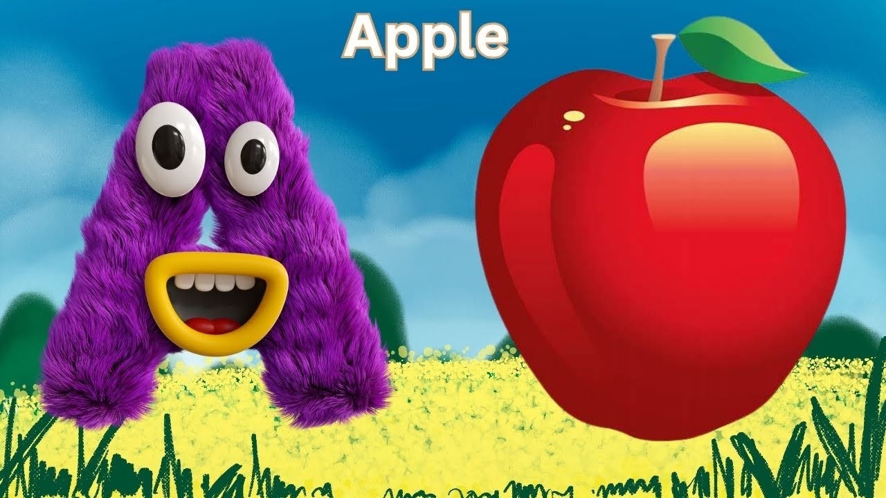Apple - ターくん ABC APPLE SONG | Apple Alphabet Song | A to Z Learning Adventure