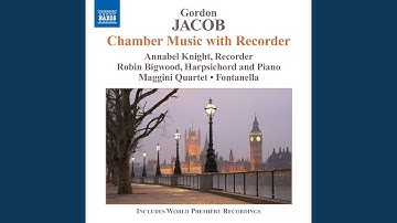 Suite for Alto Recorder and Strings (version for recorder and string quartet) : I. Prelude