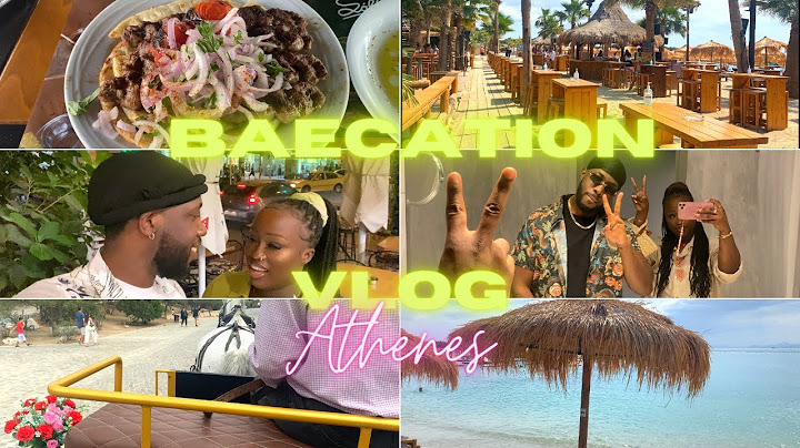 VLOG: NOS PREMIÈRES VACANCES ENSEMBLE EN GRÈCE !