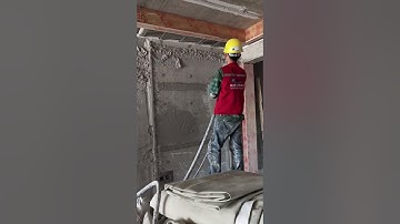 DERUTU Automatic gypsum spraying machine D60  #rendering #machine #plaster #plastering