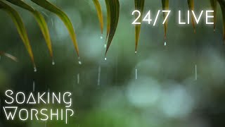 24\/7 Worship Instrumental Music with Rain, Christian Instrumental Worship Music with Rain