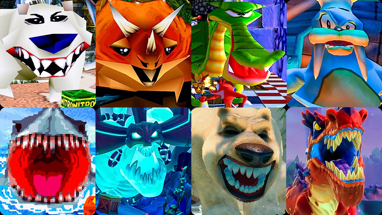 Evolution of Chase Levels in Crash Bandicoot Games (1996 - 2025)