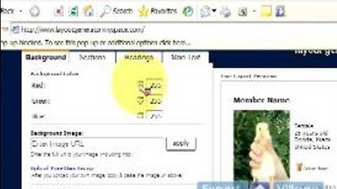 How to Create & Promote a Myspace Page : How to Create a Myspace Layout