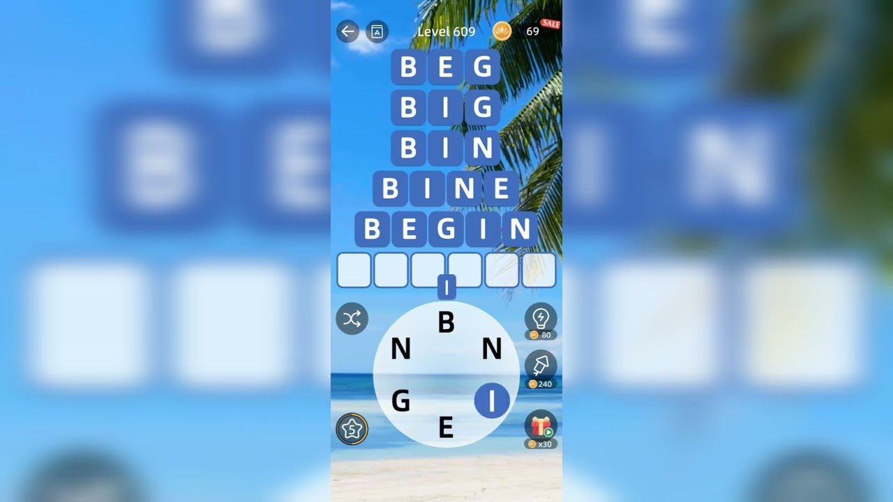 Zen Word |Level 609,610| Solution Walk-through Answers. #zenword