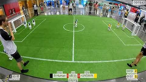 Robocup SPL 2022 : Semifinal #1 - B-Human Vs rUNSWift