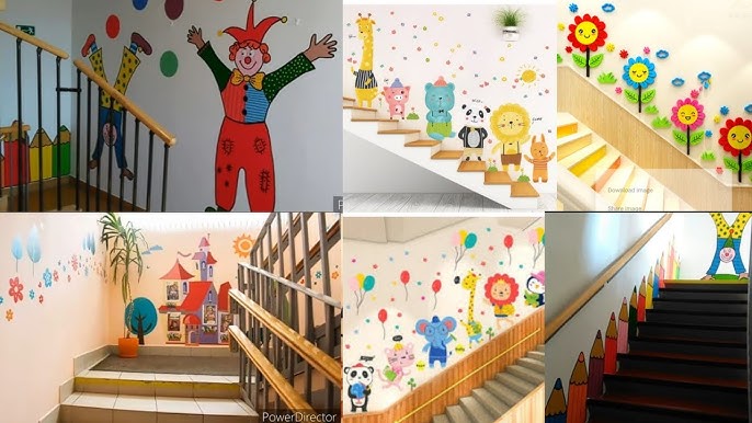 Wall Painting Ideas For Primary School Decoration Wallpainting Schooldecoration You
