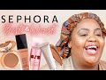 BEST &amp; WORST SEPHORA PURCHASES | Finally Trying All NEW Sephora Makeup | Fenty, O/S, Lancome + MORE