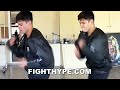 80 PUNCHES IN 10 SECONDS | RYAN GARCIA "EVEN FASTER" SPEED CHALLENGE; HANDS FLYING IN A BLUR