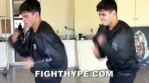 80 PUNCHES IN 10 SECONDS | RYAN GARCIA "EVEN FASTER" SPEED CHALLENGE; HANDS FLYING IN A BLUR