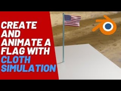 HOW TO MAKE 3D FLAG IN BLENDER