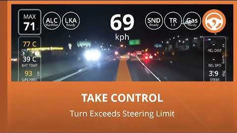 Rec Screen EON with OpenPilot fork Lane Change