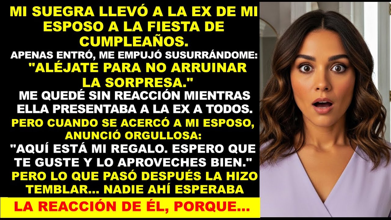 MI SUEGRA le dio a la EX como REGALO a mi ESPOSO, y la RESPUESTA de él la dejó completamente...