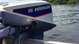 1975 Evinrude 15hp outboard motor