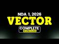 Vectors ONE SHOT 🔥 | NDA Maths Complete Chapter | NDA 1 2026 | Chitra Ma’am #ndaexam #nda2026
