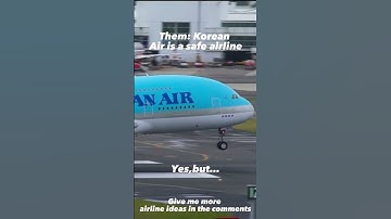 Them: Korean air is a safe airline, yes but.. #koreanair #aviangers #aircrash #edit