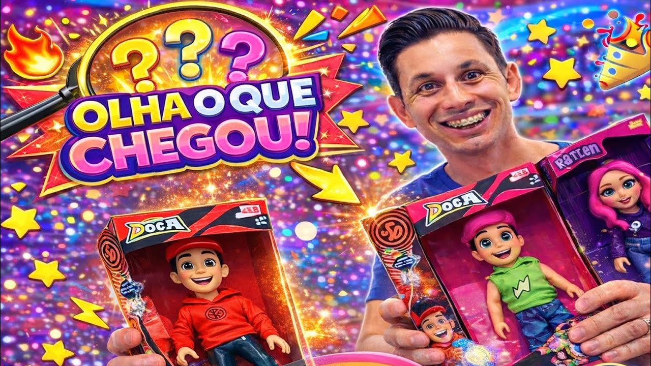  REVELEI OS NOVOS BONECOS DOS MAIORES YOUTUBERS DO BRASIL😱❤️