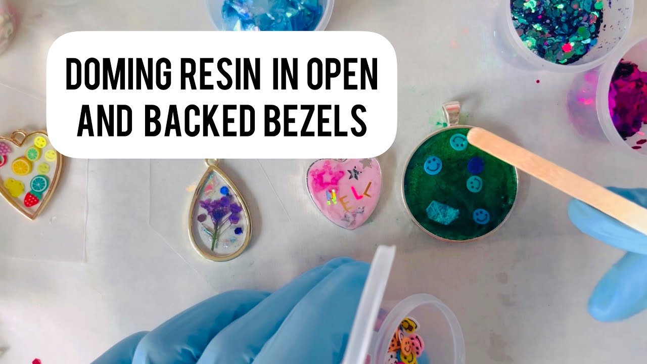 Your HOW-TO Guide for using RESIN in OPEN BEZELS - Jewelry Making