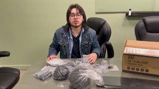 ⭕🔥⭕ JINIU Ceiling Fans with Lights Unboxing and Review! ✅  #productreview #unboxing