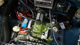 Morris Minor 1098cc Engine Fine Tune Before and After