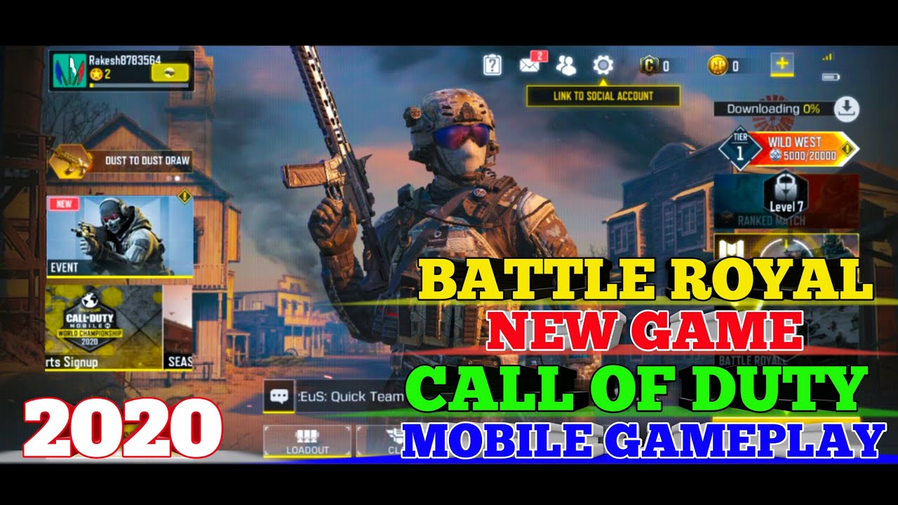 New battle royale game 2020 android || Call of duty mobile gameplay hindi || Mobile gameplay!!!