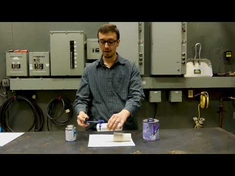 Video: Riesci a saldare il PVC con solvente?