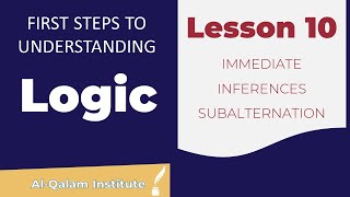 FSTU Logic | Lesson 10, Subaltern