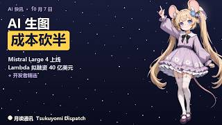 Nano Banana 2.1 Halves Image Costs · Mistral Large 4 · Lambda Eyes $4B — Tsukuyomi Dispatch (Oct 7)