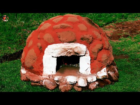 Horno de barro casero primitivo - YouTube
