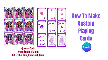 How to make custom playing cards #customplayingcards