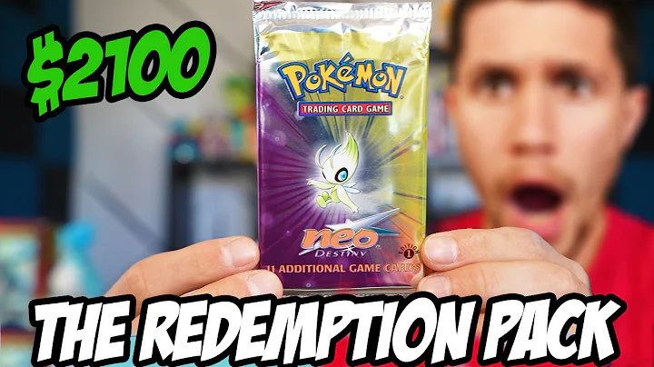 REDEMPTION PACK - OPENING A $2100 1st EDITION POKEMON NEO DESTINY VINTAGE BOOST PACK