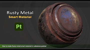 Metal Smart Material - Rusty metal (2) - substance painter