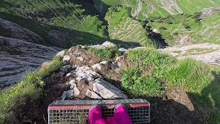 Flying the Crack Wingsuit BASE | Walenstadt, Switzerland | 4K Raw Footage