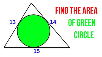 Area of Incircle | Geometry | Triangle | CAT | XAT | CSAT #cat2023 #csatmaths