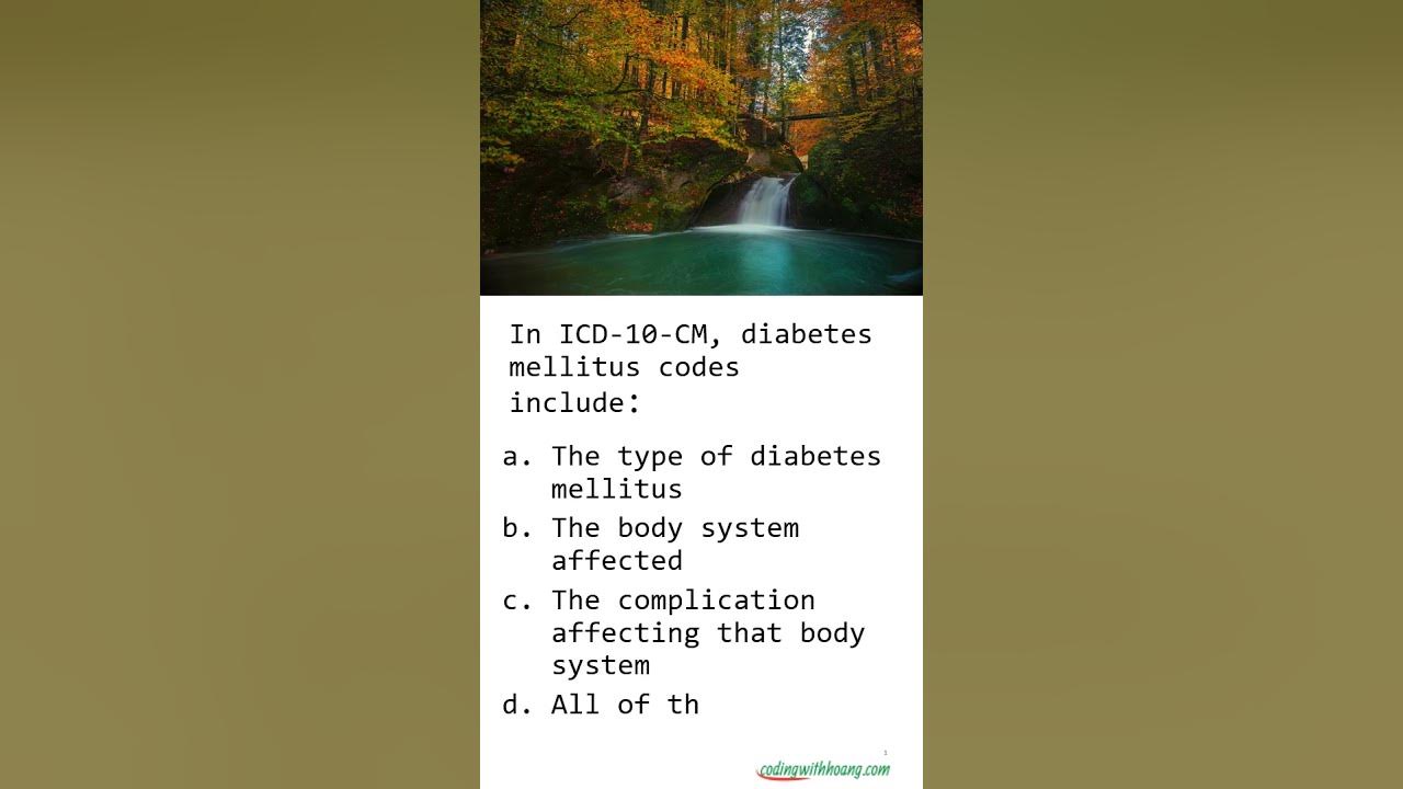 2024 icd 10 cm guidelines diabetes youtube