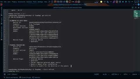 Refresh firmware update manager and fix llinux vendor firmware service metadata error.