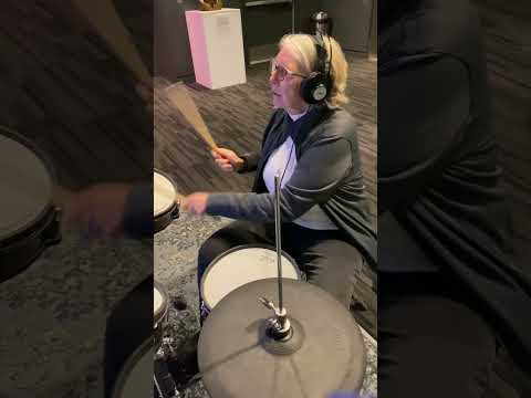 aside from telling & writing jokes, I also play the drums. Grammy museum Springsteen exhibit