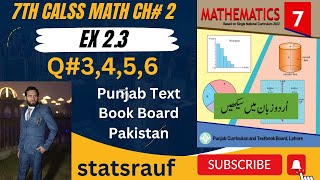 q3to6 ex2.3 class 7 math new edition book | Chapter 2 Algebra statsrauf