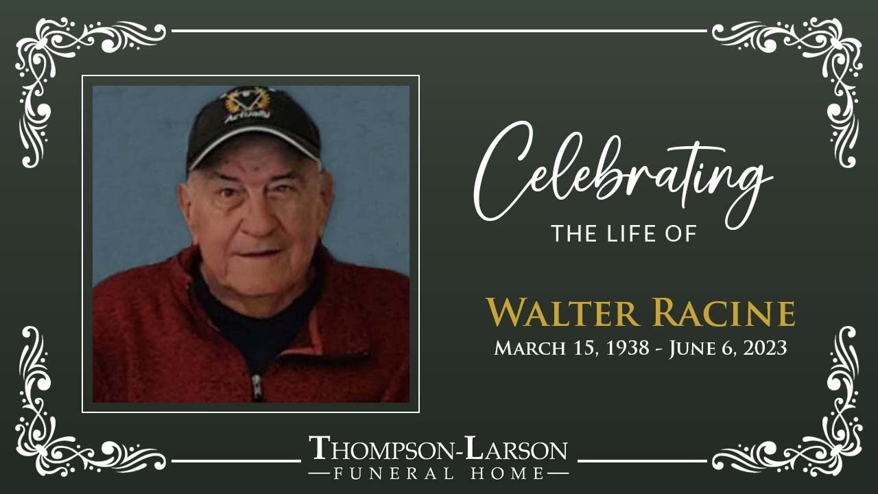 Walter Racine Funeral Service YouTube