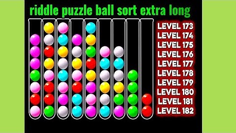 The Ball Sort Extra Long puzzle features important mental challenges across 10 levels .