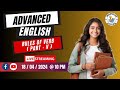 Advanced english special  rules of verb  v  live with pravat sir  18042024  10 pm