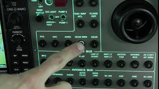 ALSIM AL42 - Breakers: fully simulated electric system