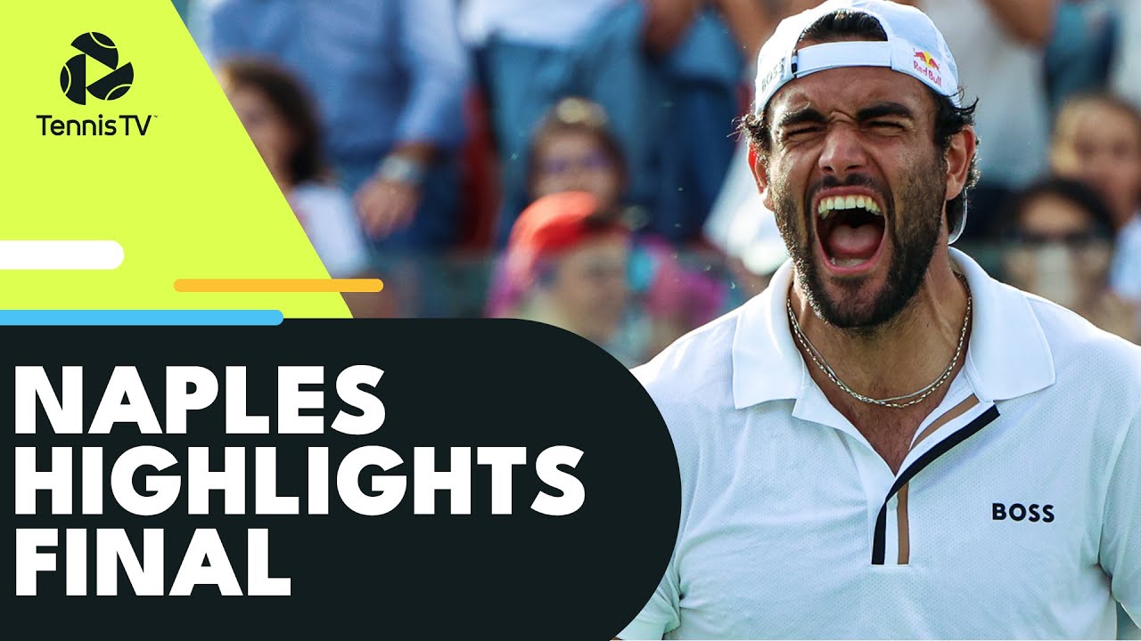 Matteo Berrettini and Lorenzo Musetti In All-Italian Clash For Title! Naples 2022 Final Highlights