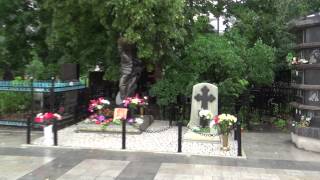 Ваганьковское кладбище. Могила Владимира Высоцкого.