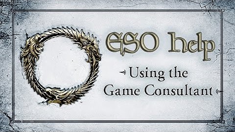 Using the Game Consultant - The Elder Scrolls Online