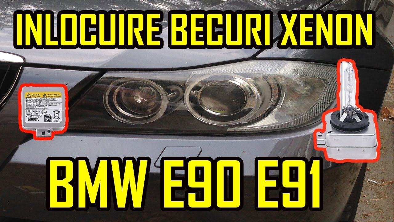 Bmw E90 E91 Xenon Bulb Hid Replacement Without Removing The Wheel Youtube