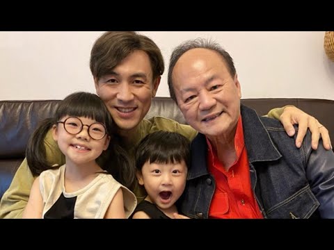 狄龙庆祝父亲节，祖孙三代同框长相太相似，41岁儿子已成TVB视帝