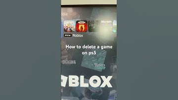 How to delete a game on ps5
